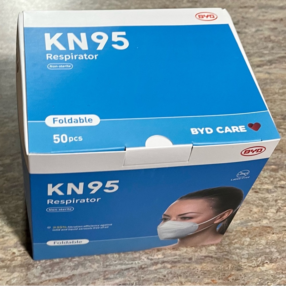NIB KN95 respirator mask. 50 pieces